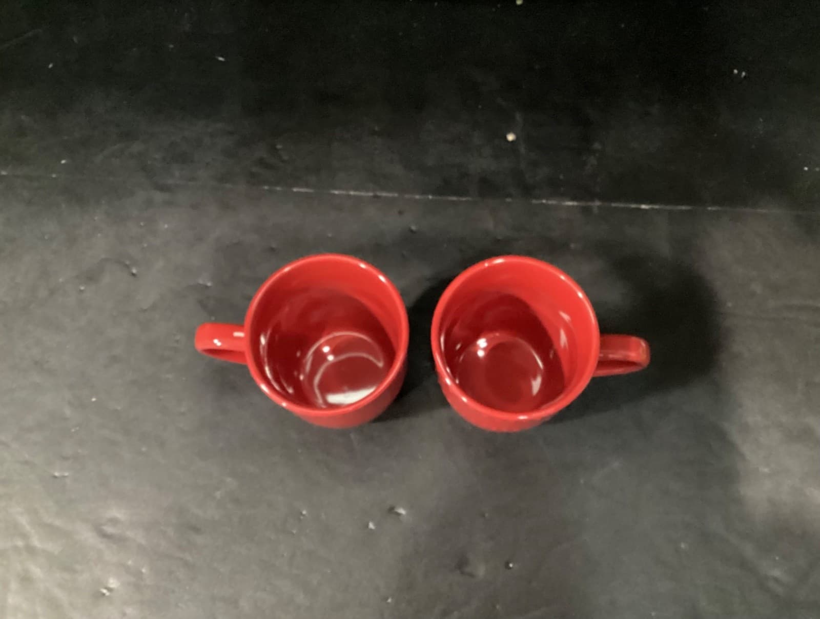 Royal Norfolk Red Ceramic Coffee Mugs Cups 4.5" Set of 2 - Thumbnail 3