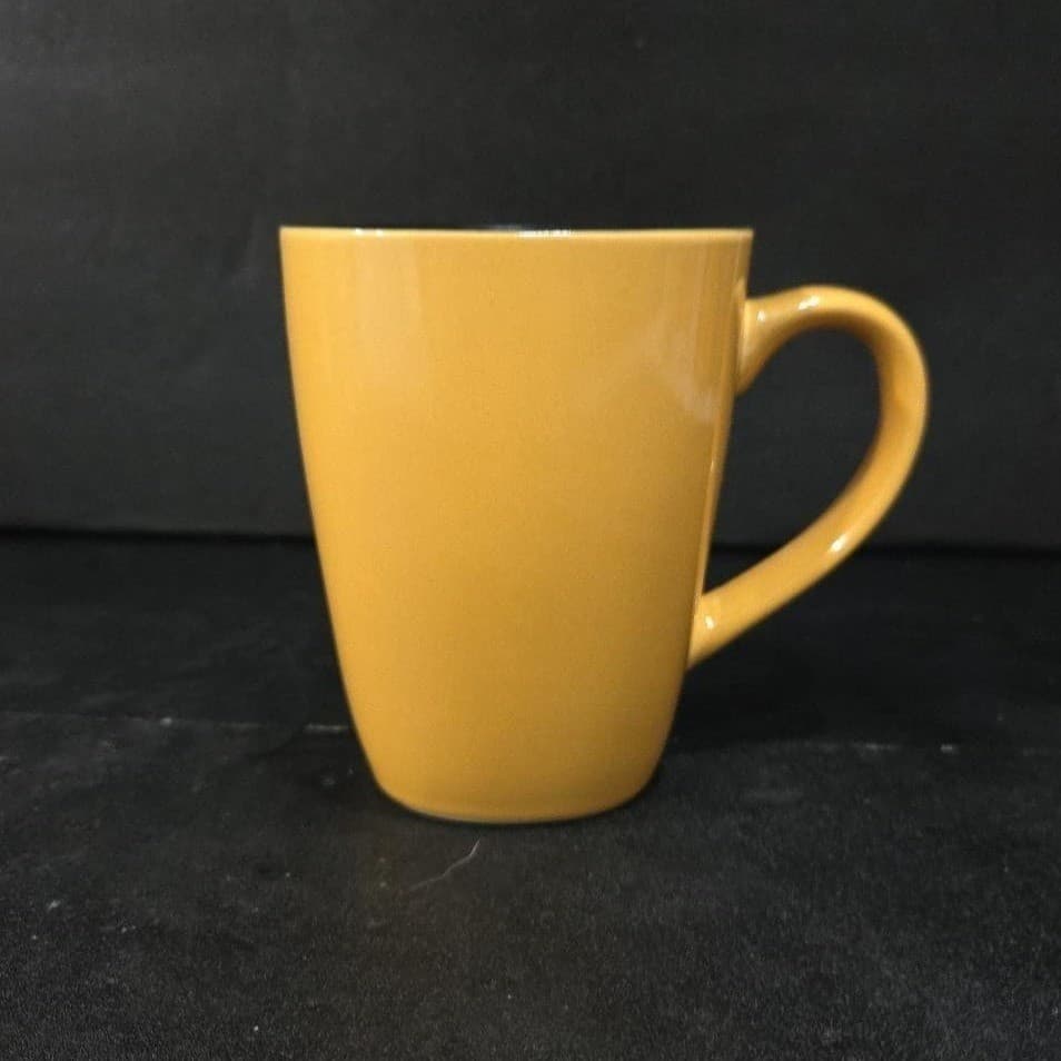 Corelle Hearthstone Yellow Turmeric Square Coffee Cup, Replacement Stoneware Mug - Thumbnail 7