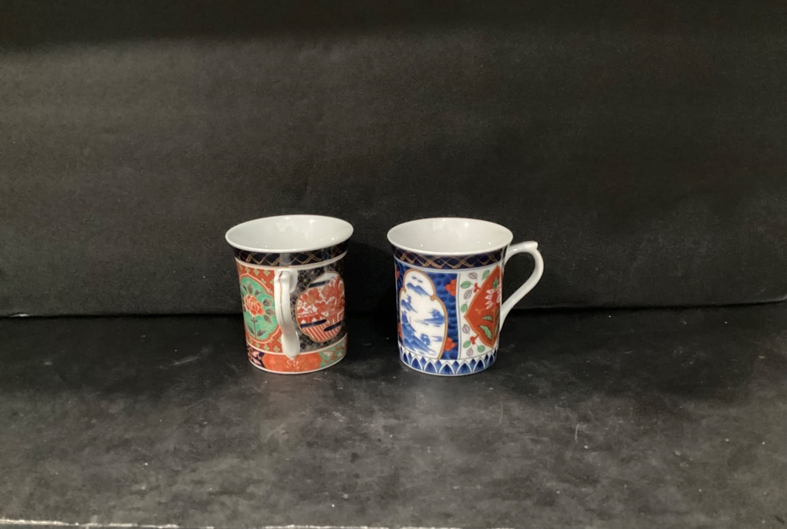 Vintage AMARI Takahashi Porcelain Coffee Mugs Tea Cups Set of 2 - Thumbnail 9