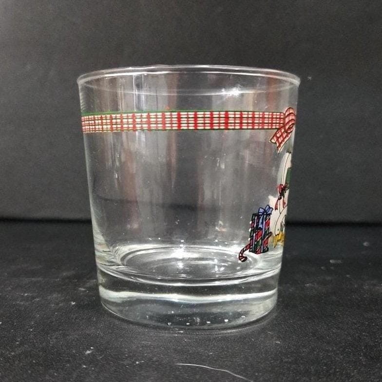 Anchor Hocking Christmas Memories Lowball, Vtg Old Fashioned Glass, Replacement - Thumbnail 10