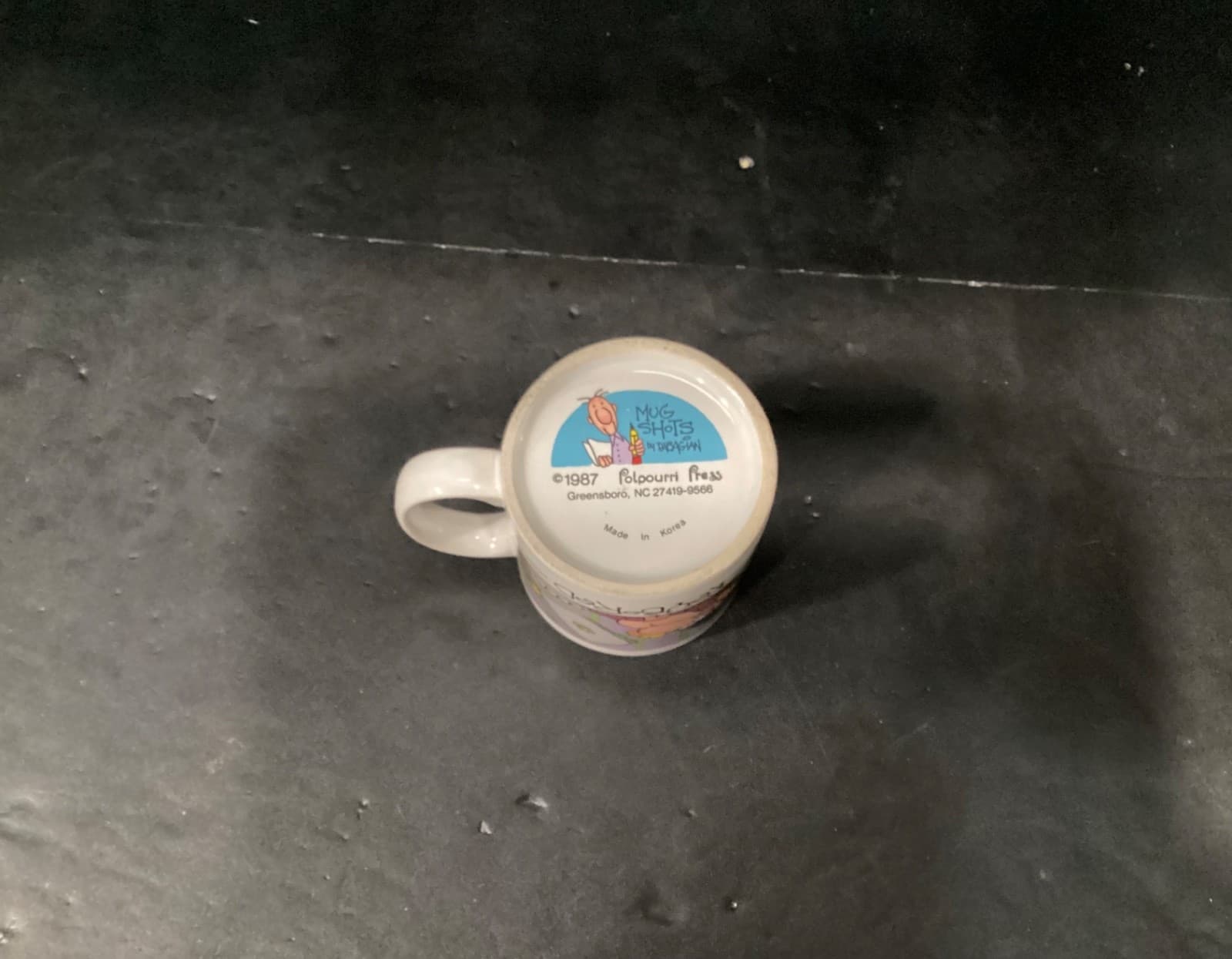 Mug Shots Dabagian 1987 Potpourri Press Vintage Coffee Mug User Keyboard Korea - Thumbnail 4