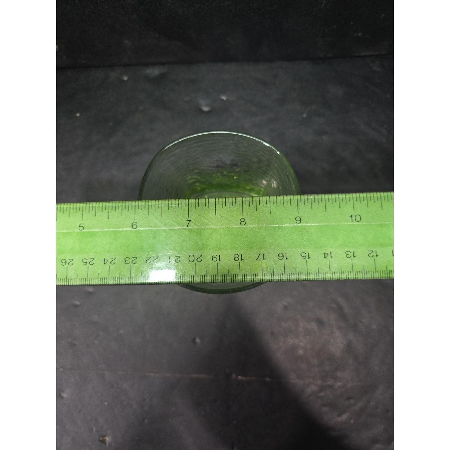 Crisa Style Lime Green Hammered Lowball Tumbler, Square Thumbprint Drinkware - Thumbnail 9