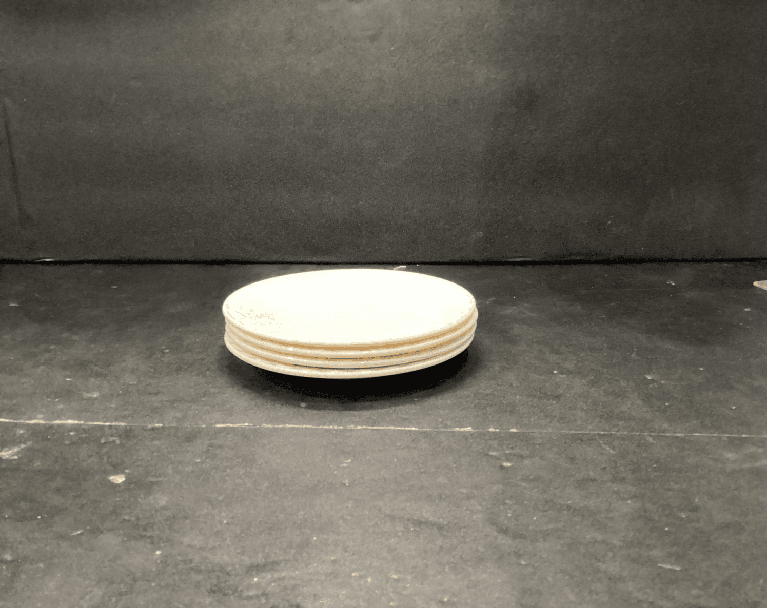 Anchor Hocking Fish Scale Ivory White Basketweave Saucers Set of 4 Uranium VTG - Thumbnail 8