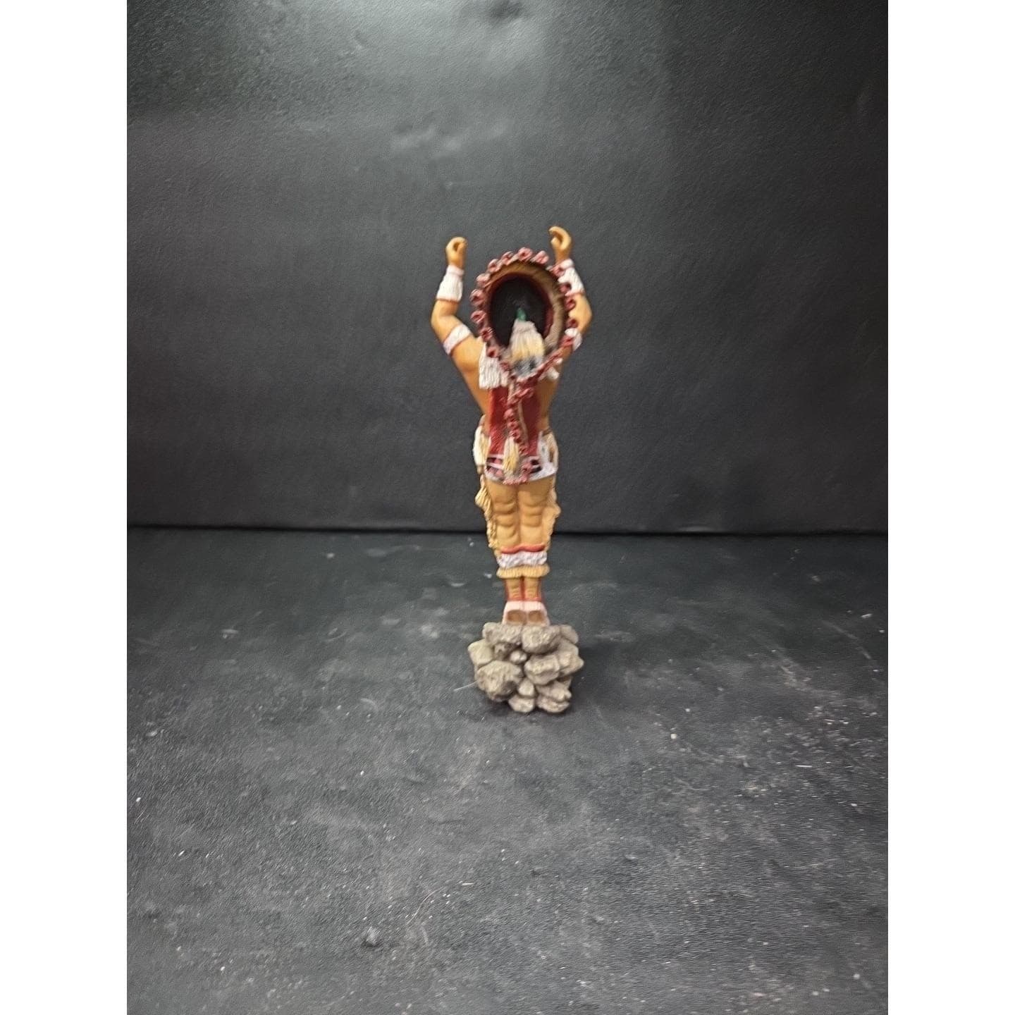 Hamilton Collection Warrior Prayer Protector of Dreams Native American Figurine - Thumbnail 4