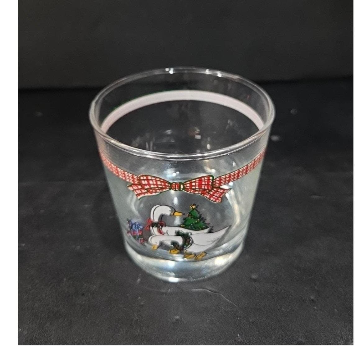 Anchor Hocking Christmas Memories Lowball, Vtg Old Fashioned Glass, Replacement - Thumbnail 6