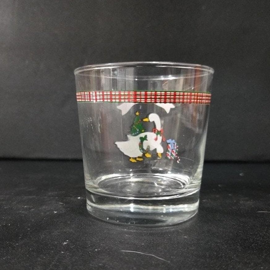 Anchor Hocking Christmas Memories Lowball, Vtg Old Fashioned Glass, Replacement - Thumbnail 9