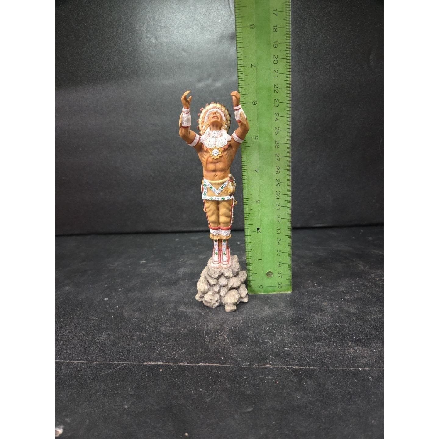 Hamilton Collection Warrior Prayer Protector of Dreams Native American Figurine - Thumbnail 9