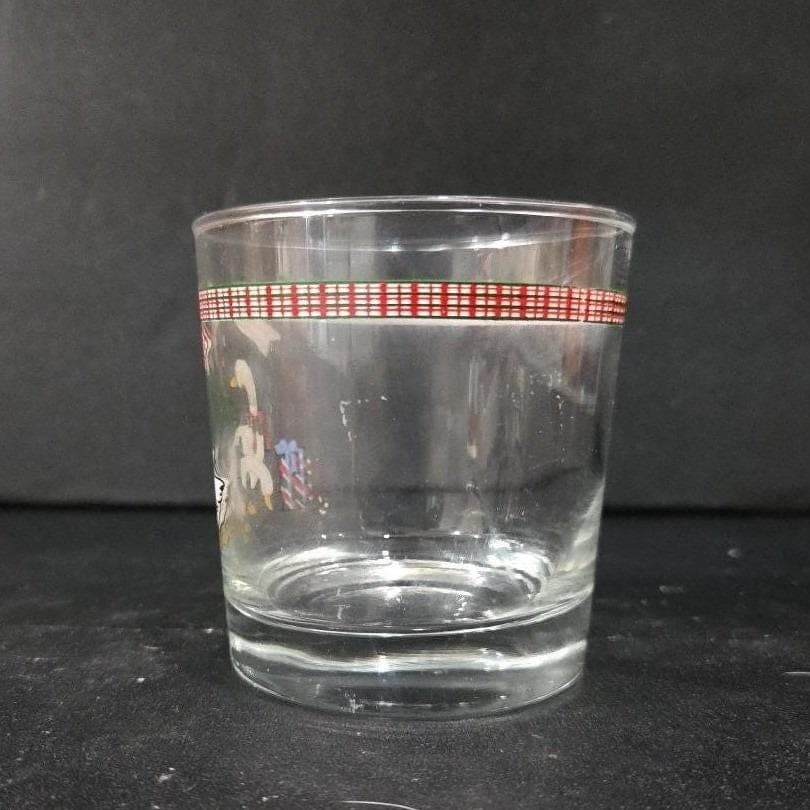 Anchor Hocking Christmas Memories Lowball, Vtg Old Fashioned Glass, Replacement - Thumbnail 8