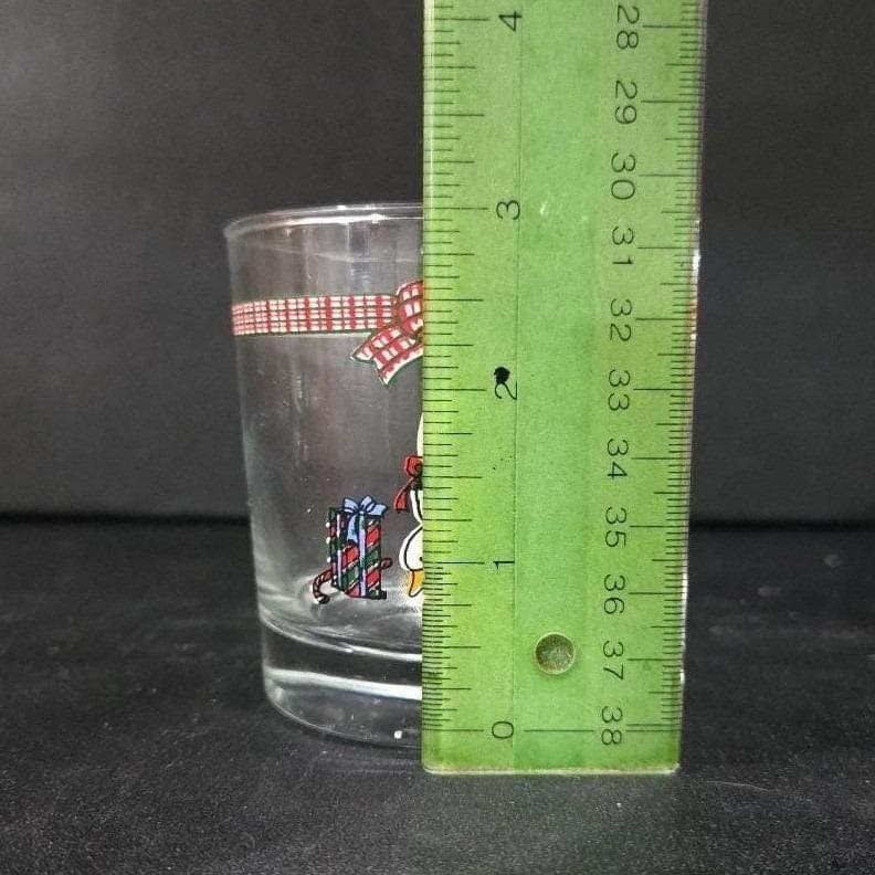 Anchor Hocking Christmas Memories Lowball, Vtg Old Fashioned Glass, Replacement - Thumbnail 2