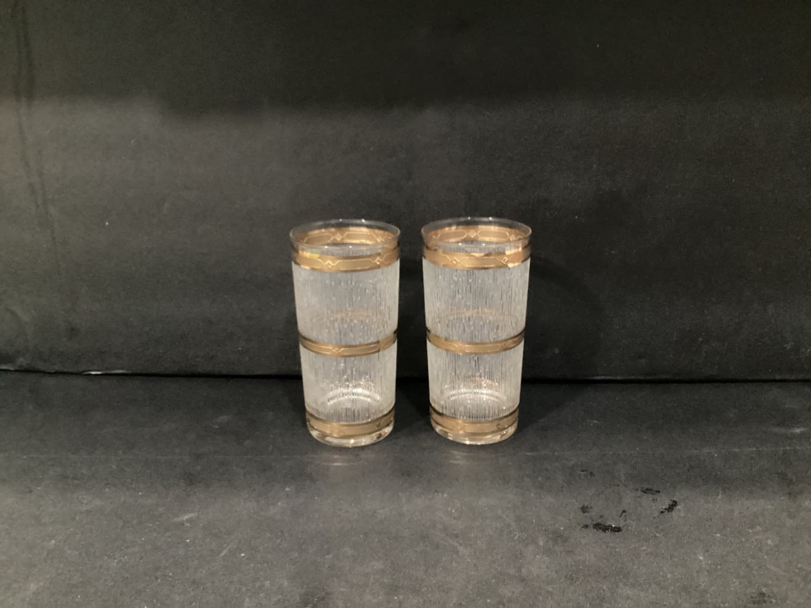 Vintage MCM Barware Culver 22K Gold Icicle 5.5 in Highball Glass ~ Set of 2 - Thumbnail 10