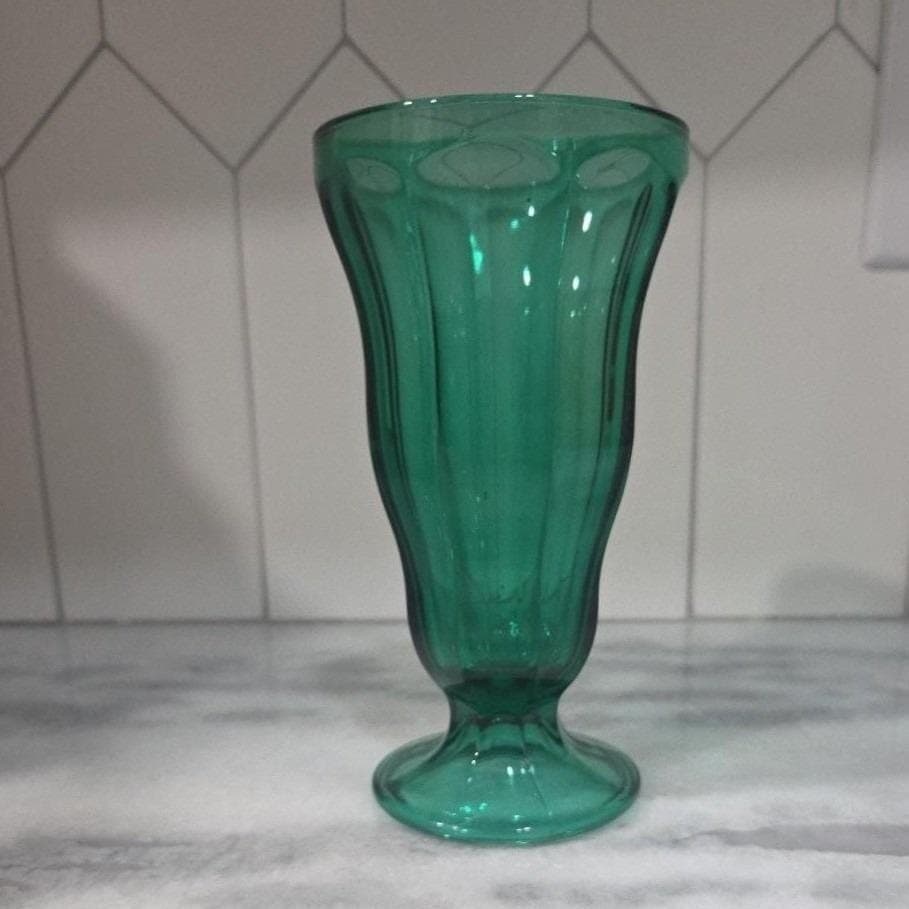 Anchor Hocking Emerald Green Parfait Glass, Dessert Float Glassware, Replacement - Thumbnail 8