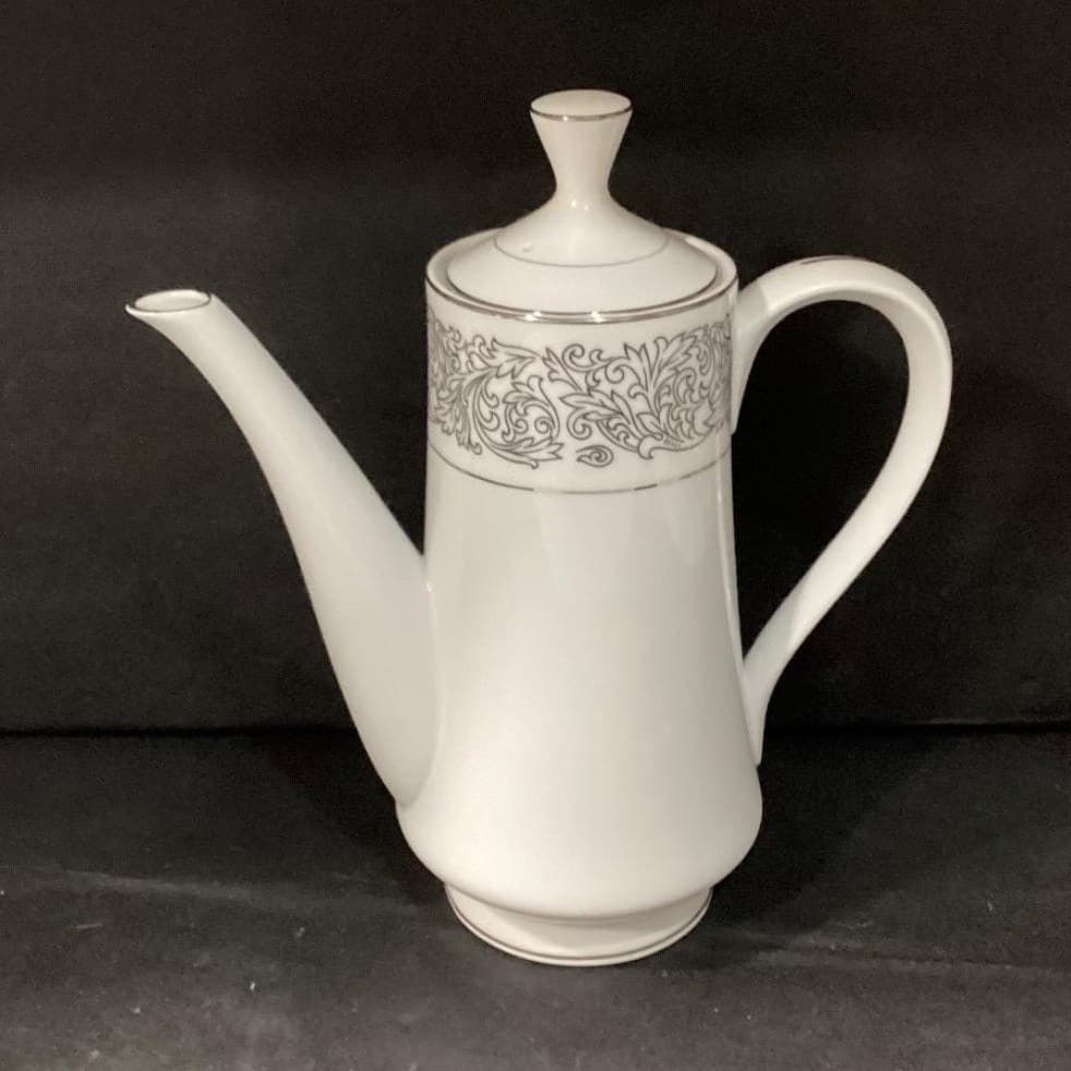 Brookwood Porcelain "Santiago" Lidded Coffee Pot #M2001, Mid-Century Tableware - Thumbnail 2