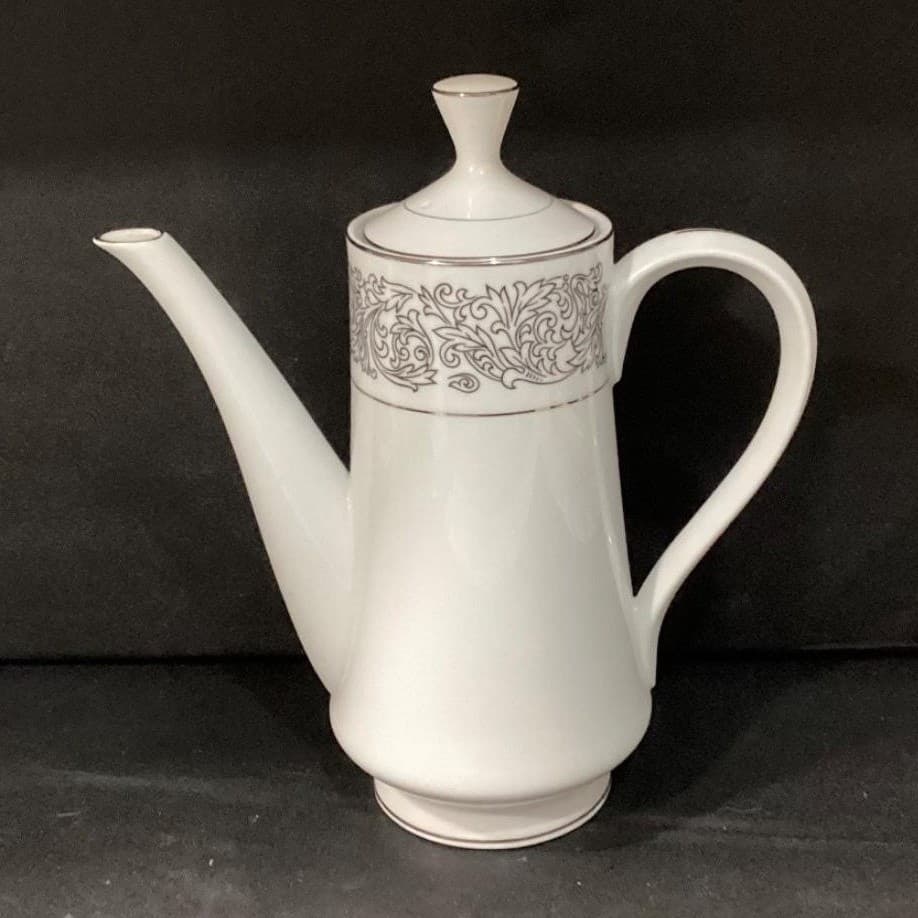 Brookwood Porcelain "Santiago" Lidded Coffee Pot #M2001, Mid-Century Tableware - Thumbnail 8