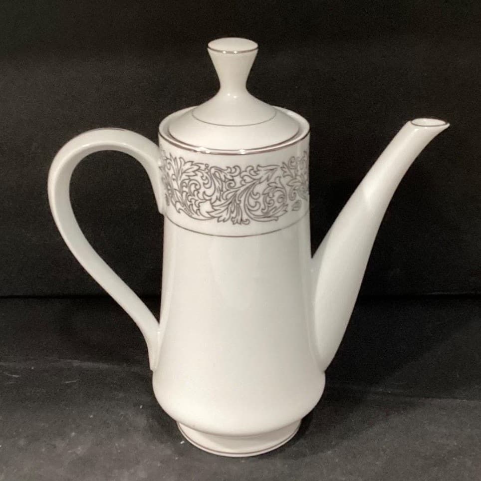 Brookwood Porcelain "Santiago" Lidded Coffee Pot #M2001, Mid-Century Tableware - Thumbnail 10
