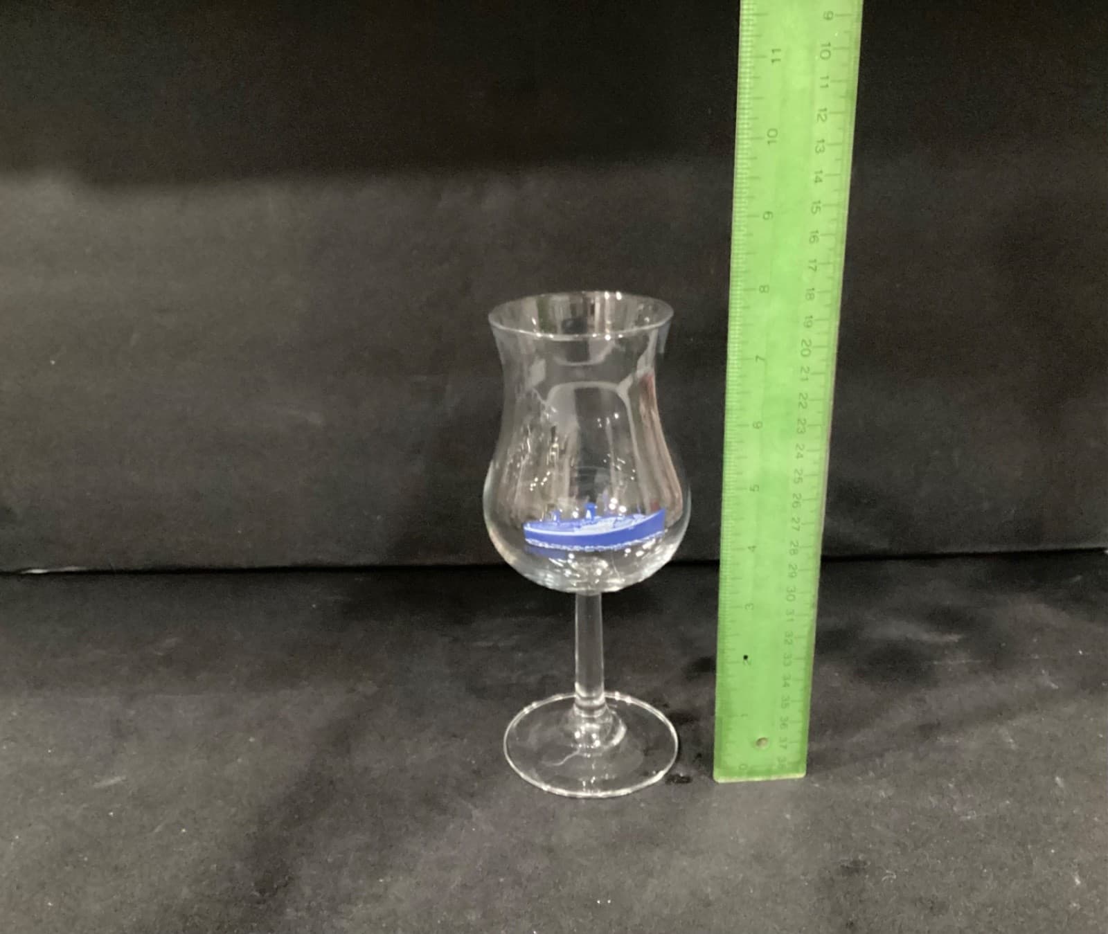 SS NORWAY Souvenir Stem Glass Norwegian Cruise Line Ship 7.75” - Thumbnail 5