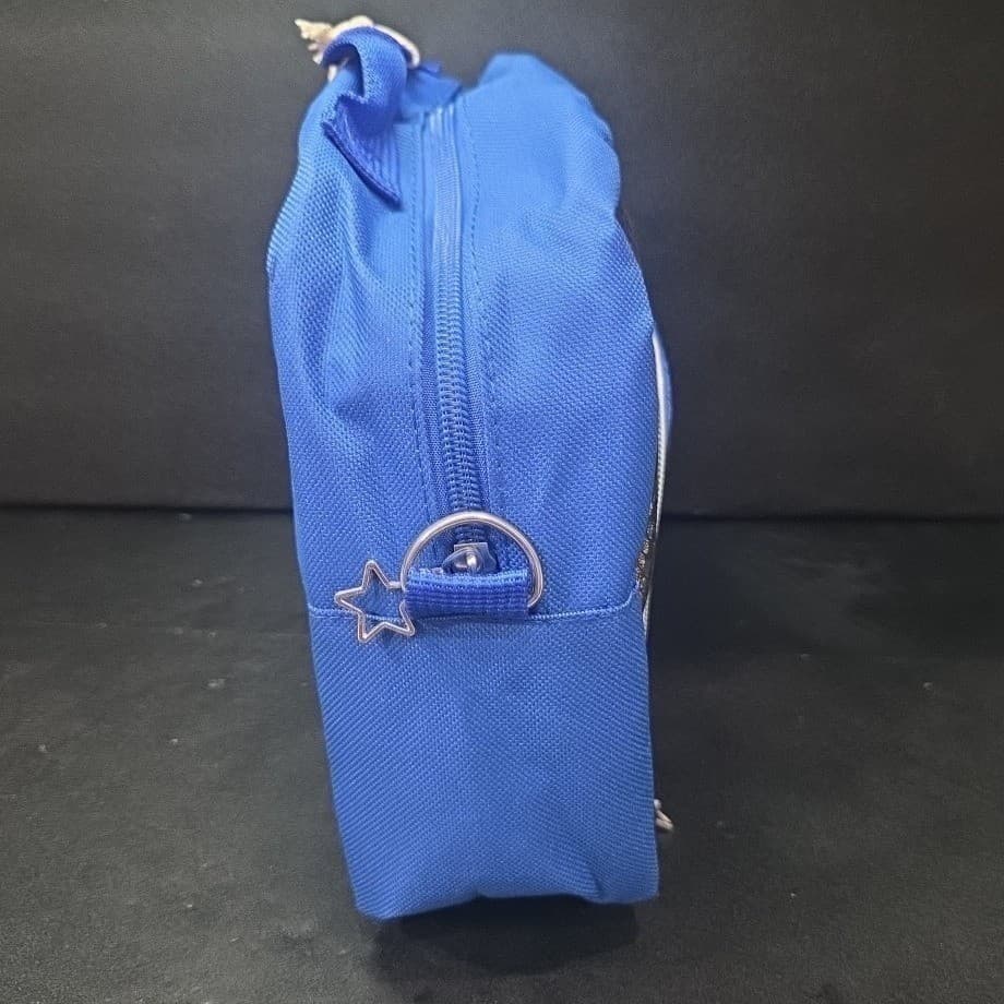 Pomkinz Pet Pals 5-Piece Plush Toy Set with Iridescent Blue Carrying Case Bag - Thumbnail 3