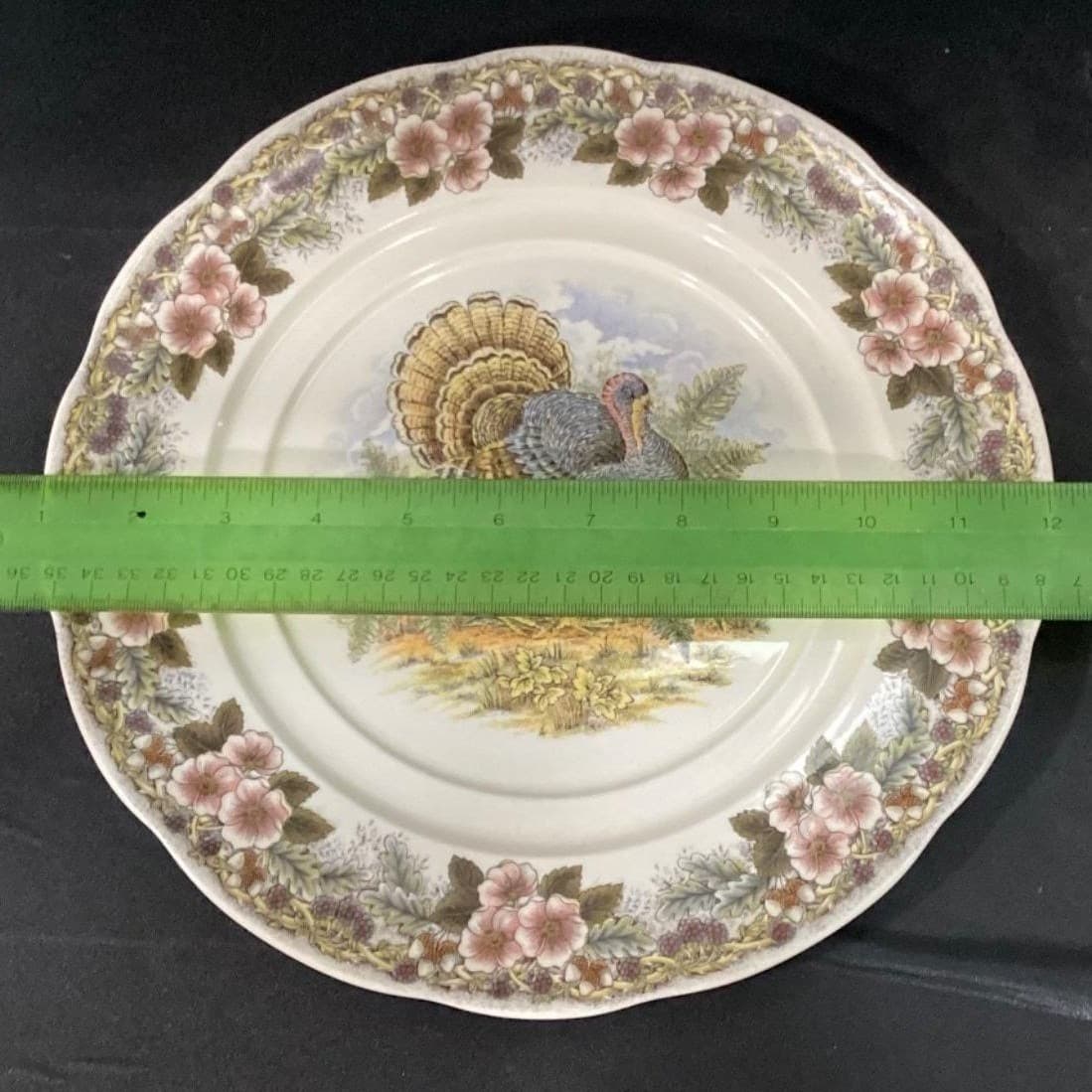 Churchill Myott Thanksgiving Soup Tureen Set, Four Piece Brown Transferware, Vtg - Thumbnail 9