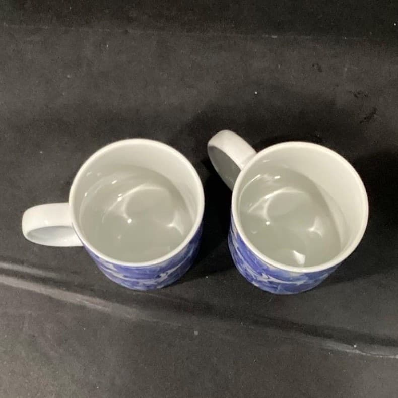Omnibus By Fitz And Floyd "Bordeaux" Mugs, Set of 2, Grapevine Design Drinkware - Thumbnail 8