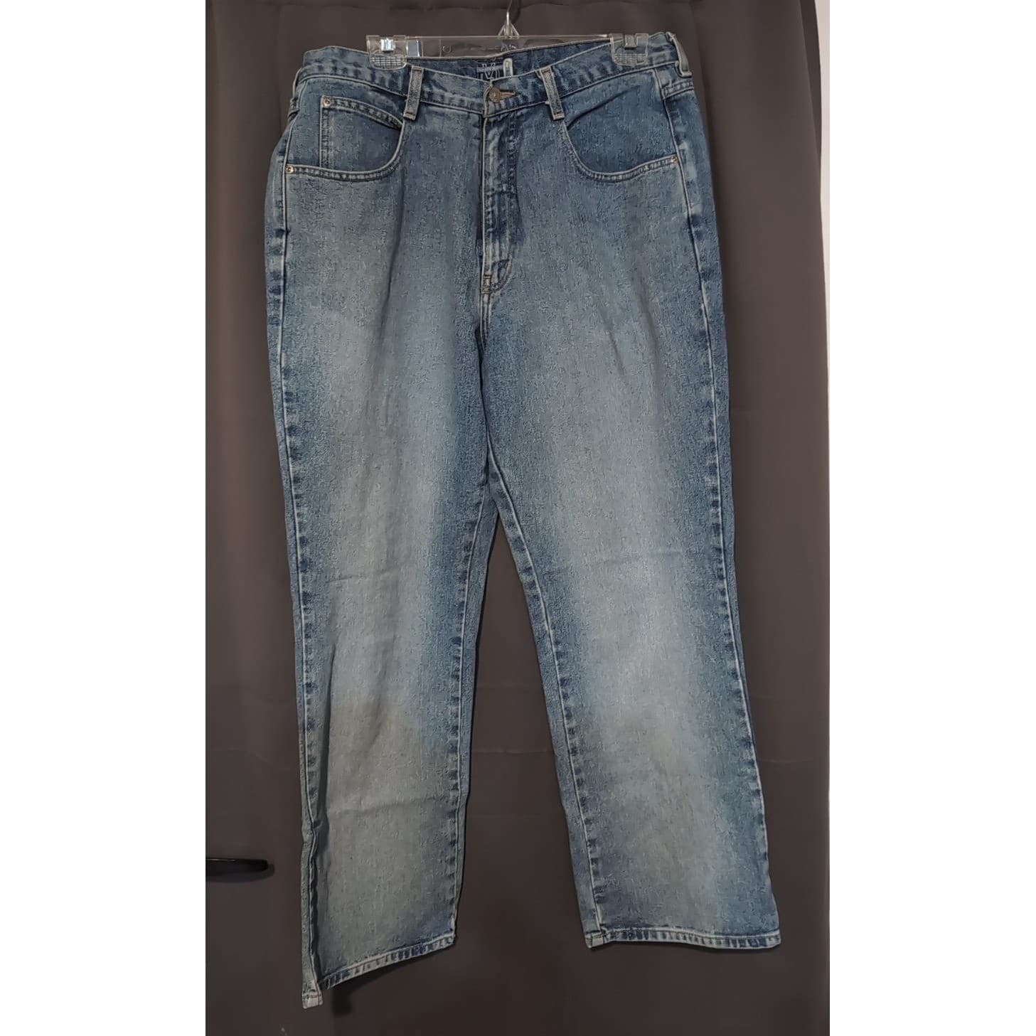 Venezia Jeans Co Blue Medium Wash Straight Leg 100 Cotton Jeans, Women's 22W - Thumbnail 3