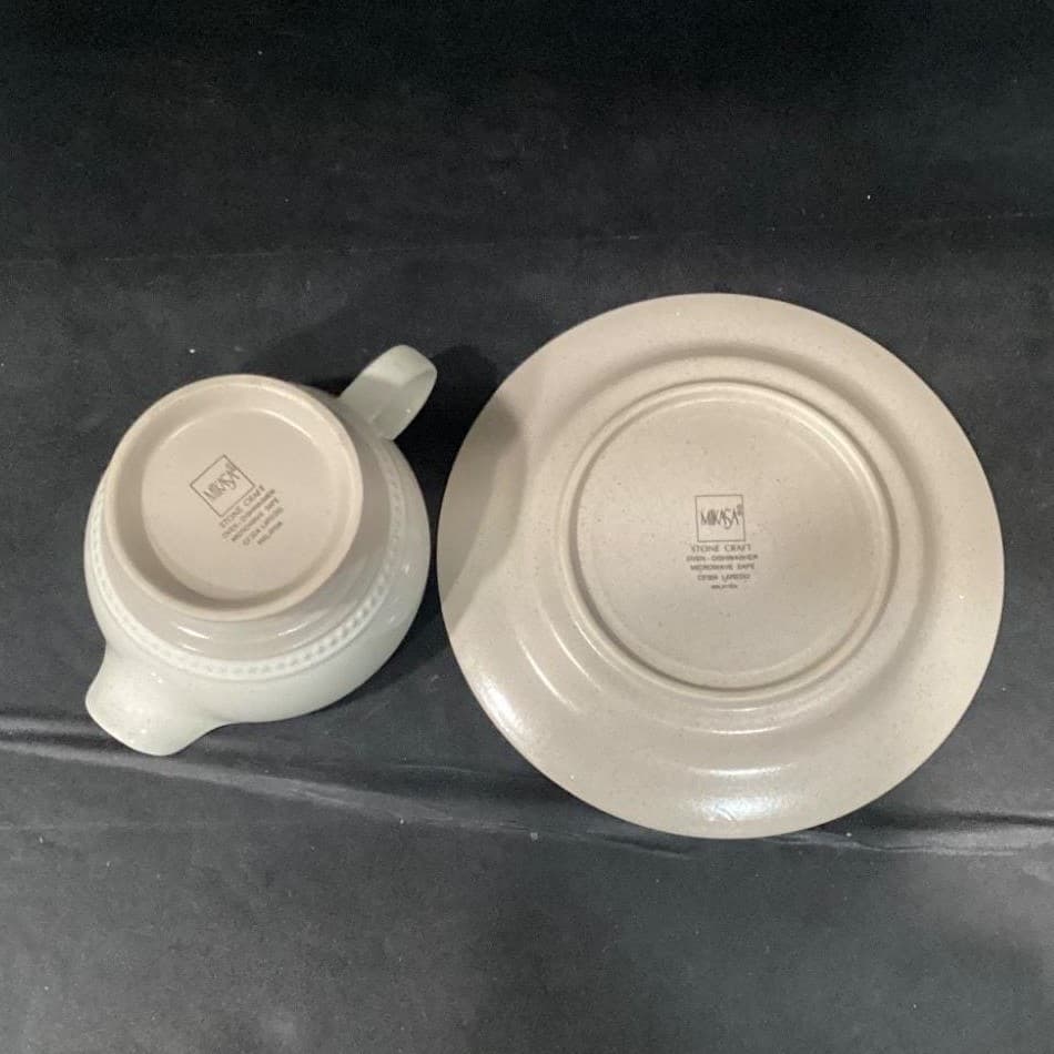Mikasa StoneCraft "Laredo" Gravy Boat With Saucer, Vintage Southwest Stoneware - Thumbnail 10
