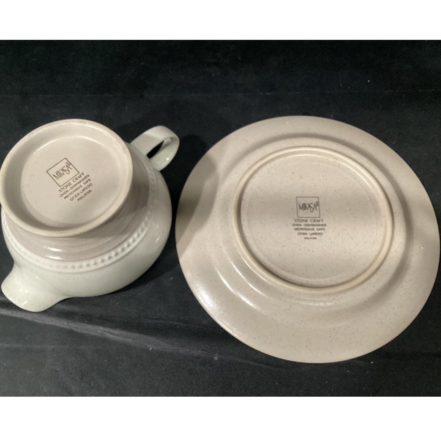 Mikasa StoneCraft "Laredo" Gravy Boat With Saucer, Vintage Southwest Stoneware - Thumbnail 11