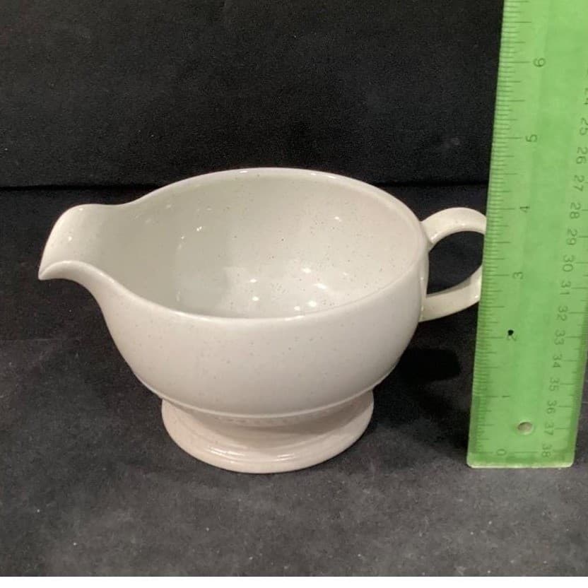 Mikasa StoneCraft "Laredo" Gravy Boat With Saucer, Vintage Southwest Stoneware - Thumbnail 6