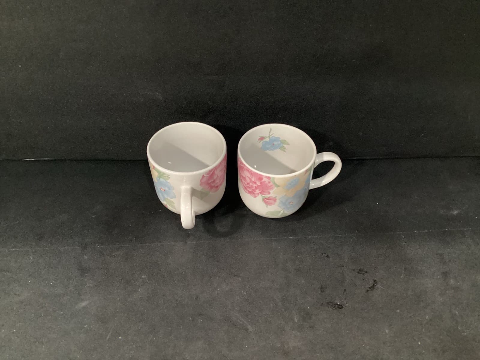 Tienshan Stoneware Floral Tea Coffee Cups Set Of 2 - Thumbnail 8