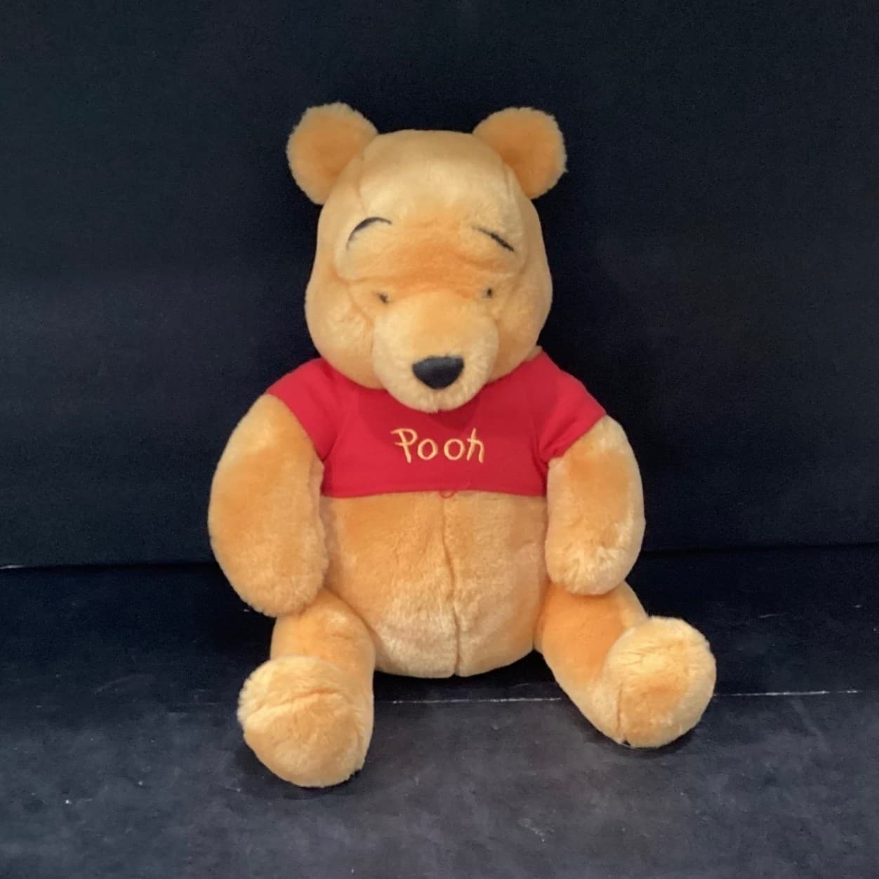 Disney Winnie the Pooh Plush Stuffed Animal Toys, Set of 2 Yellow Red Shirt Bear - Thumbnail 3