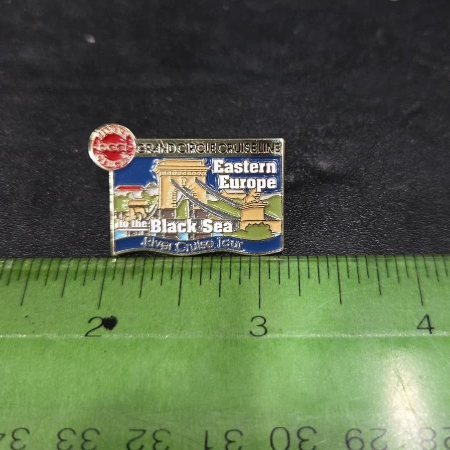 Grand Circle Cruise Line Travel Lapel Pin, Lot of 10, European River Cruise - Thumbnail 8