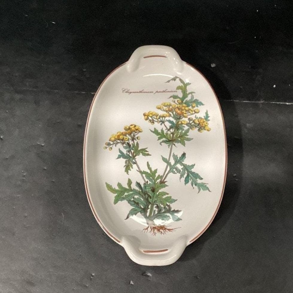 Villeroy & Boch Botanica Handled Pickle Tray, Chrysanthemum Parthenium, Serving - Thumbnail 4
