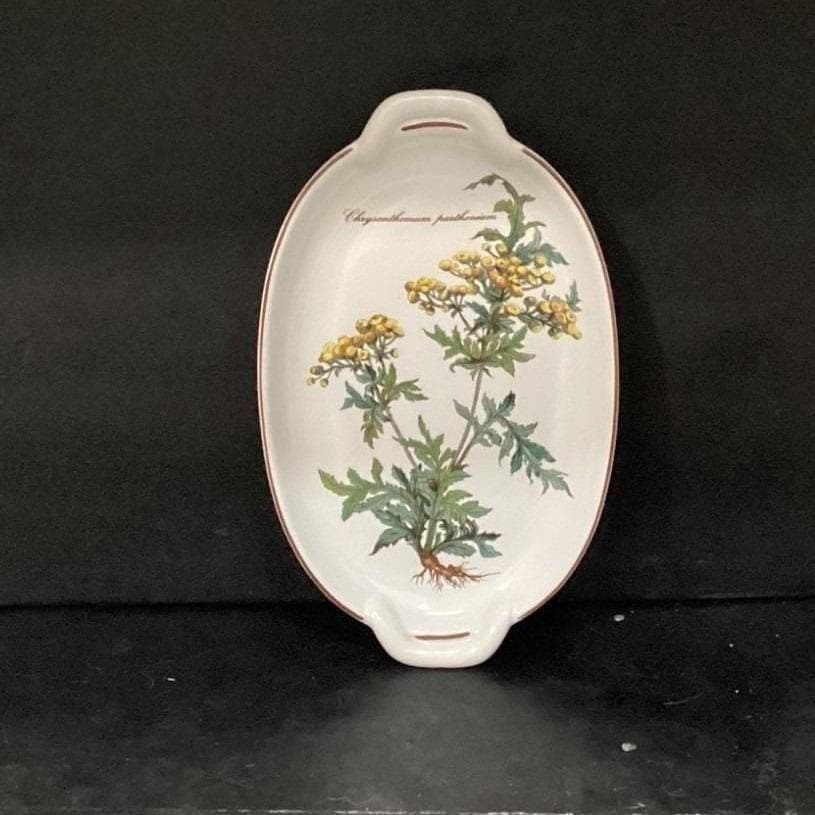 Villeroy & Boch Botanica Handled Pickle Tray, Chrysanthemum Parthenium, Serving - Thumbnail 2