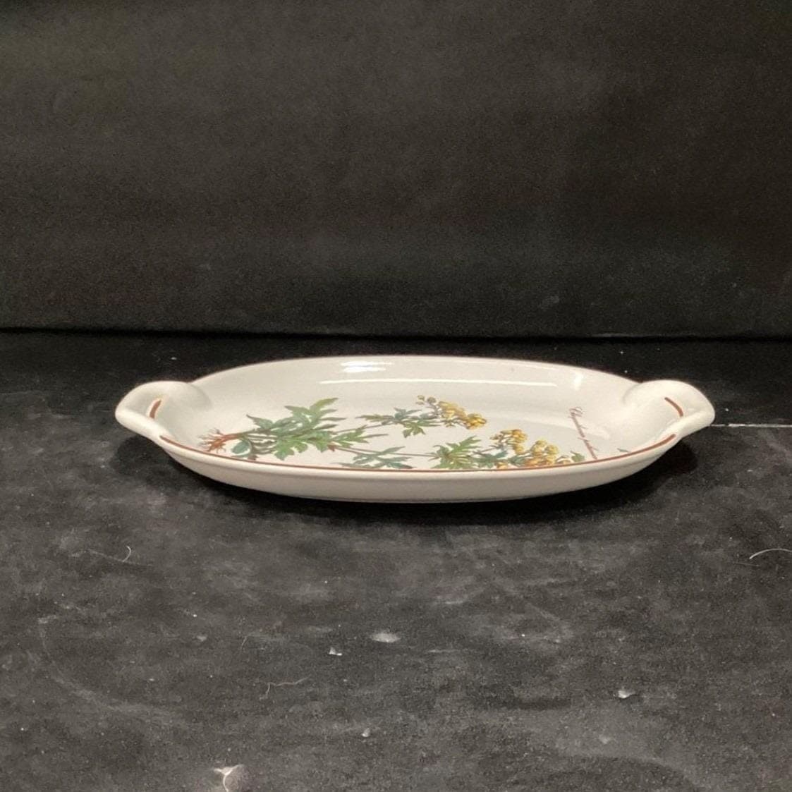 Villeroy & Boch Botanica Handled Pickle Tray, Chrysanthemum Parthenium, Serving - Thumbnail 11