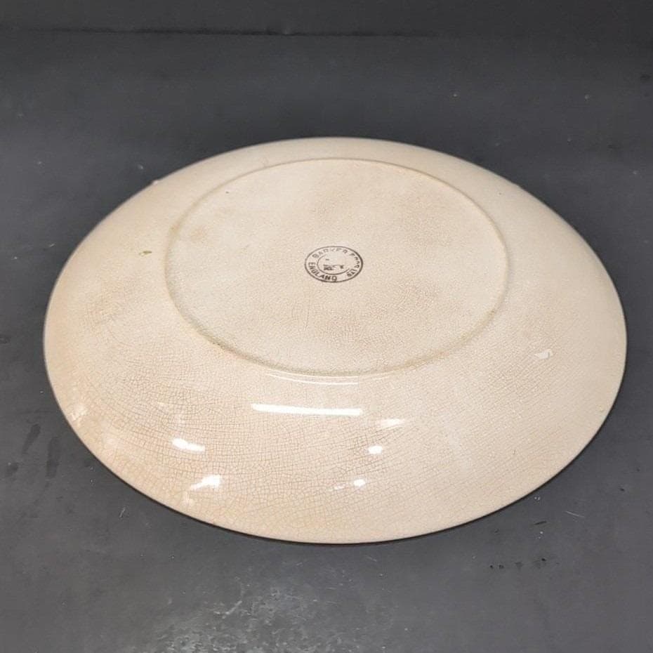 Barker Bros "Sean" Salad Plate, Vintage Ceramic Dinnerware, Royal Tudor Trim - Thumbnail 7