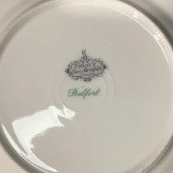 Charles Ahrenfeldt Limoges Salad Plates, Set of 4, France Dishes, Dinnerware - Thumbnail 5