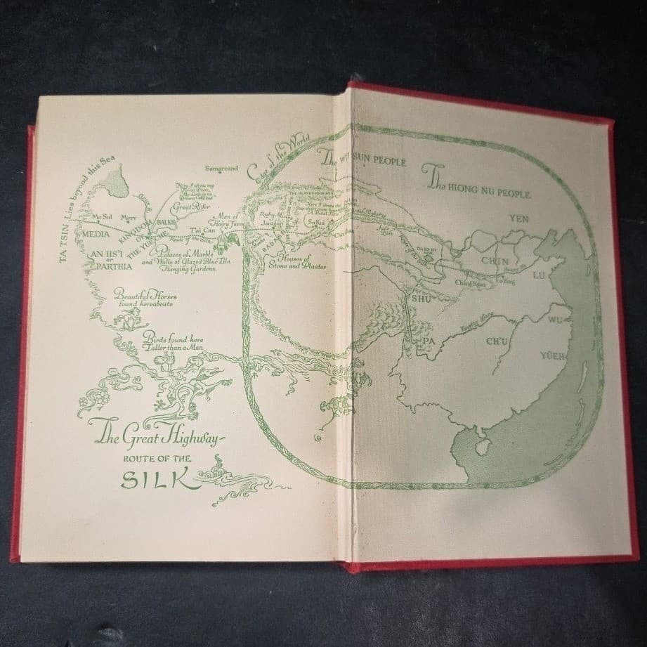 Silk A Legend Samuel Merwin 1923 NC Wyeth Illustrated Hardcover 3rd Impression - Thumbnail 7