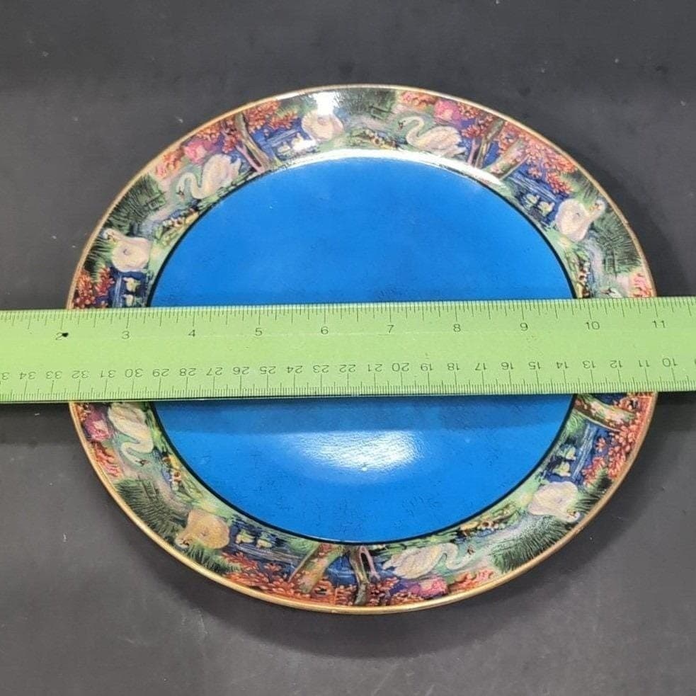Barker Bros "Sean" Salad Plate, Vintage Ceramic Dinnerware, Royal Tudor Trim - Thumbnail 3