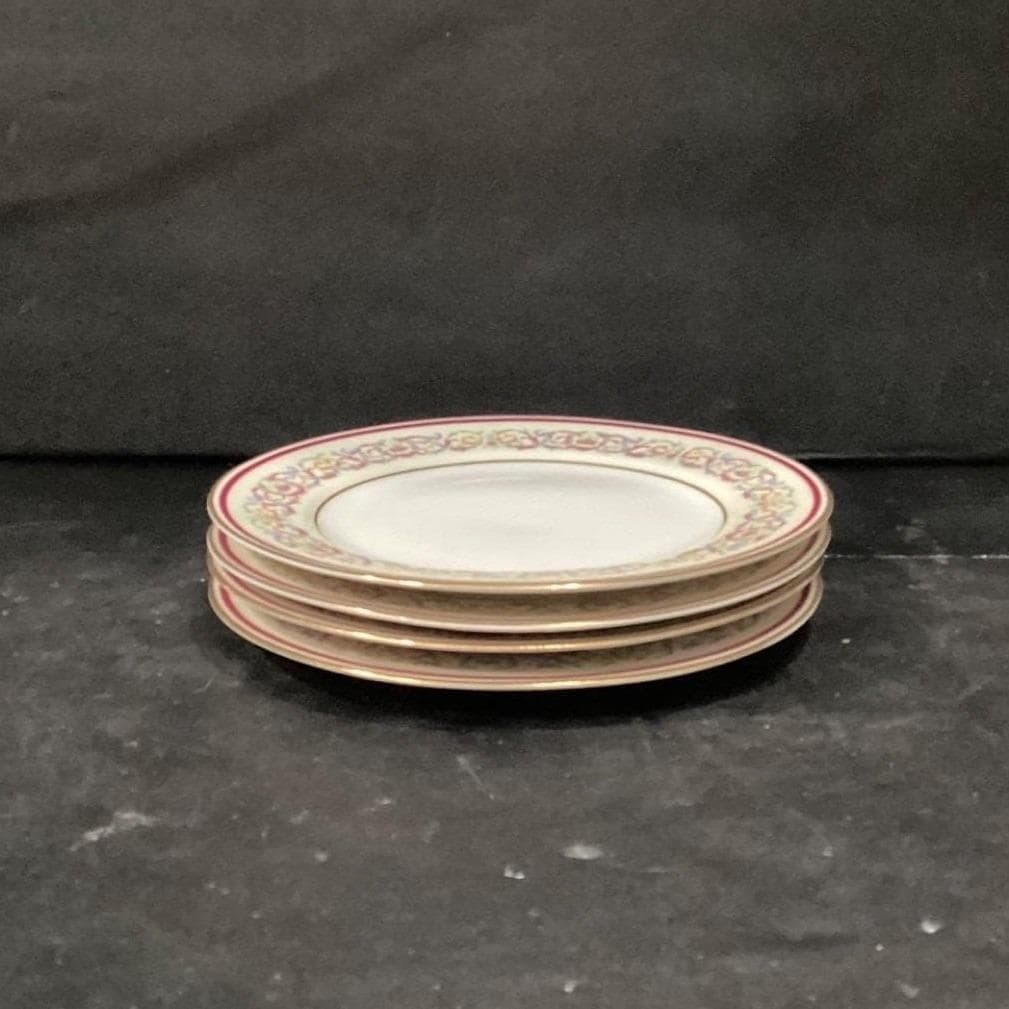 Charles Ahrenfeldt Limoges Salad Plates, Set of 4, France Dishes, Dinnerware - Thumbnail 9