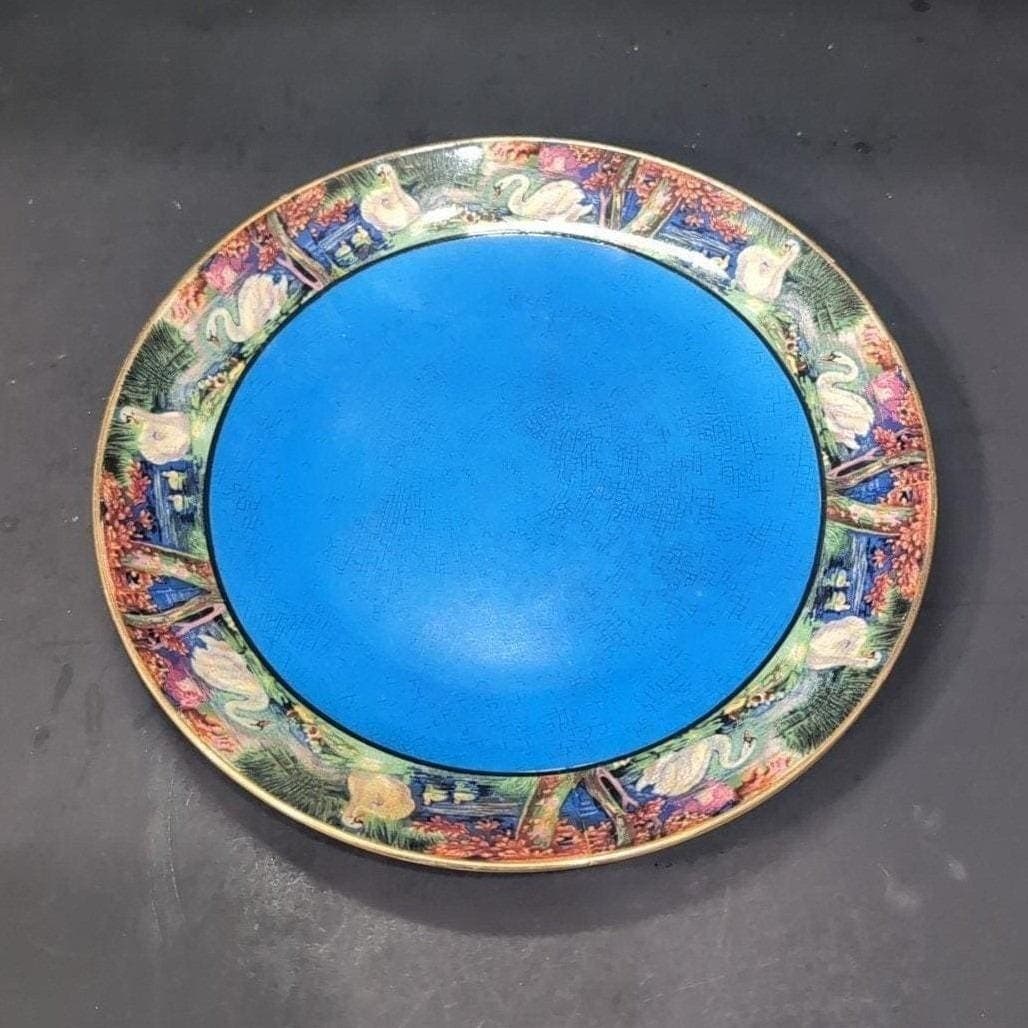 Barker Bros "Sean" Salad Plate, Vintage Ceramic Dinnerware, Royal Tudor Trim - Thumbnail 6