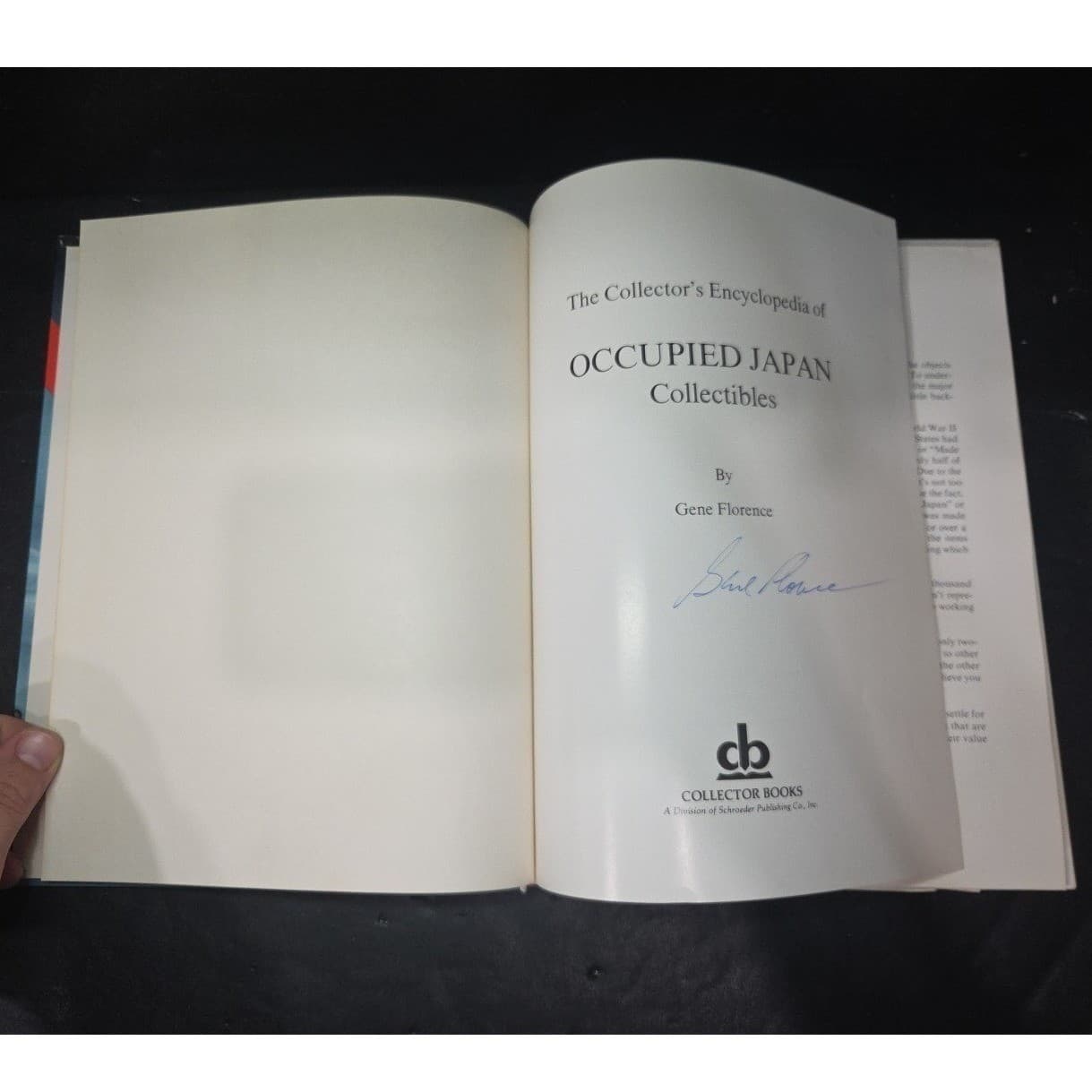 Occupied Japan Collectibles Encyclopedia Gene Florence 1976 Hardcover Guide - Thumbnail 4