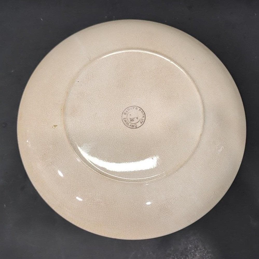 Barker Bros "Sean" Salad Plate, Vintage Ceramic Dinnerware, Royal Tudor Trim - Thumbnail 4