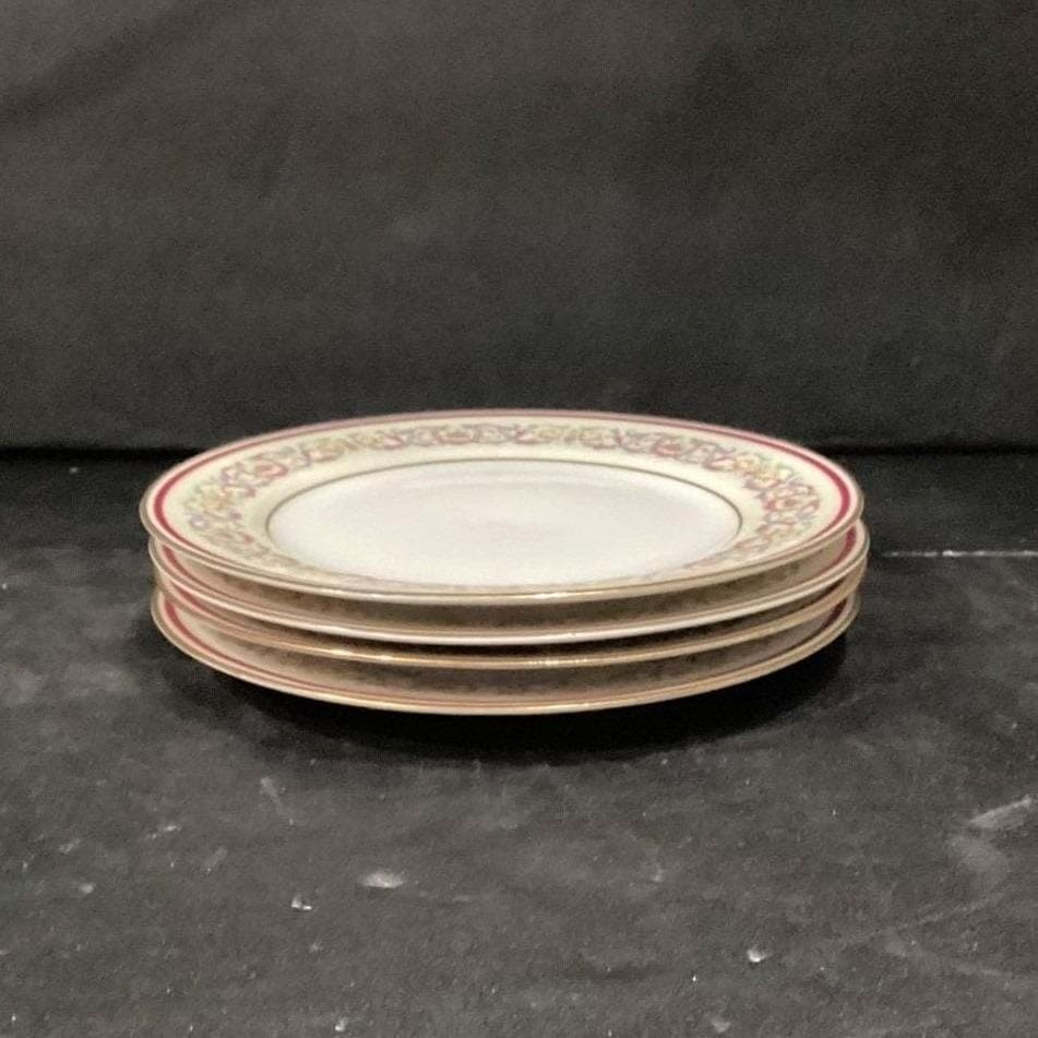 Charles Ahrenfeldt Limoges Salad Plates, Set of 4, France Dishes, Dinnerware - Thumbnail 7