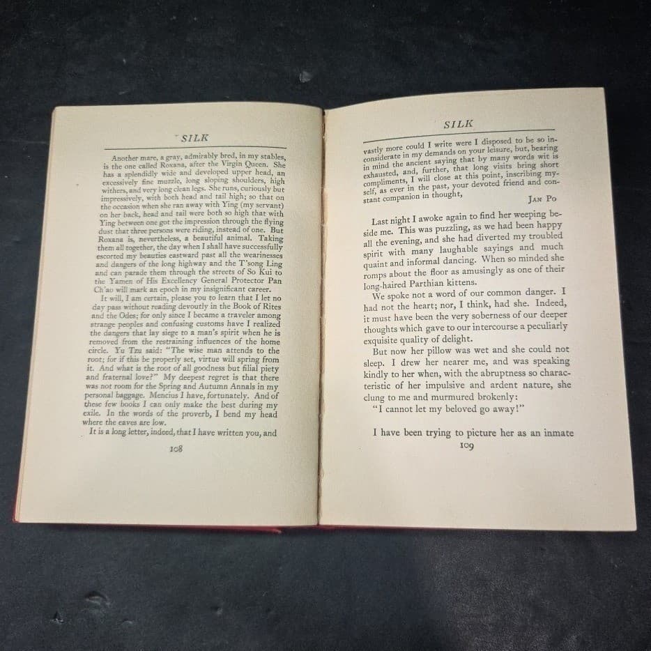 Silk A Legend Samuel Merwin 1923 NC Wyeth Illustrated Hardcover 3rd Impression - Thumbnail 6