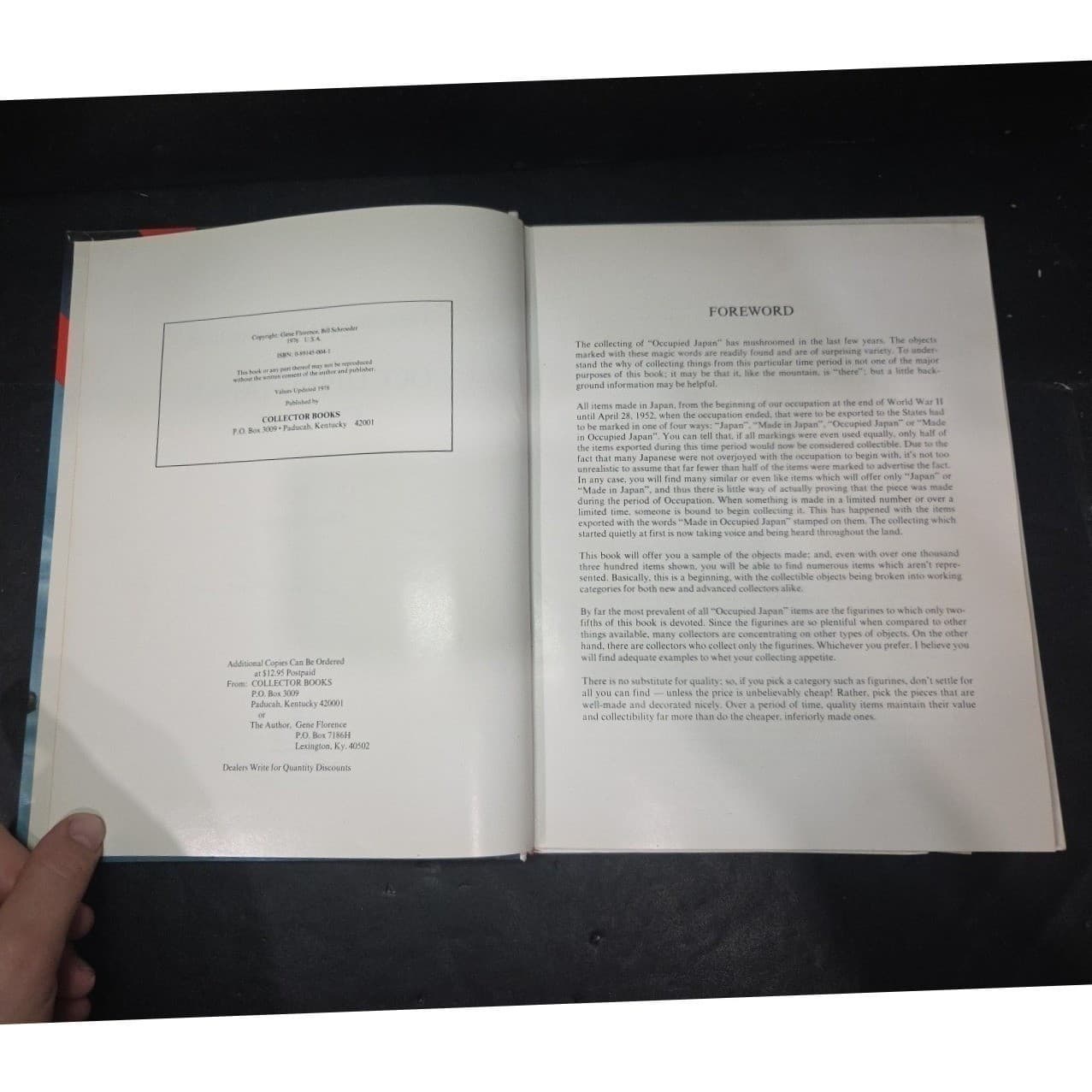 Occupied Japan Collectibles Encyclopedia Gene Florence 1976 Hardcover Guide - Thumbnail 5