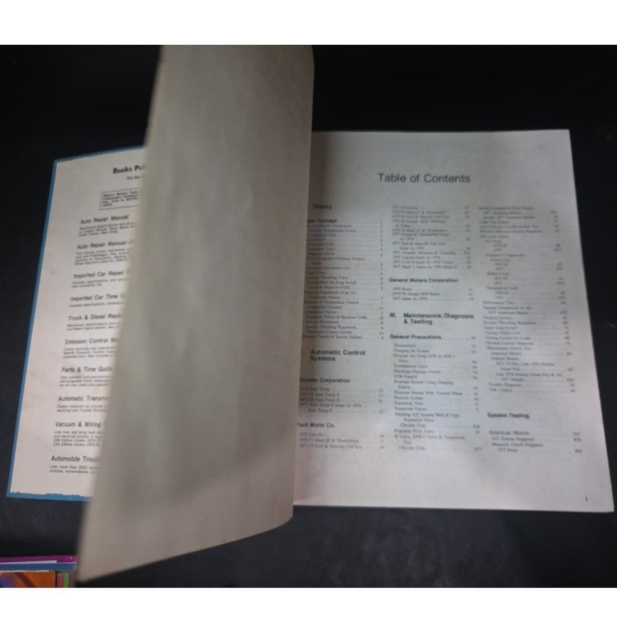 Motor Air Conditioner & Heater Manual 4th Edition Professional Service Trade '77 - Thumbnail 4