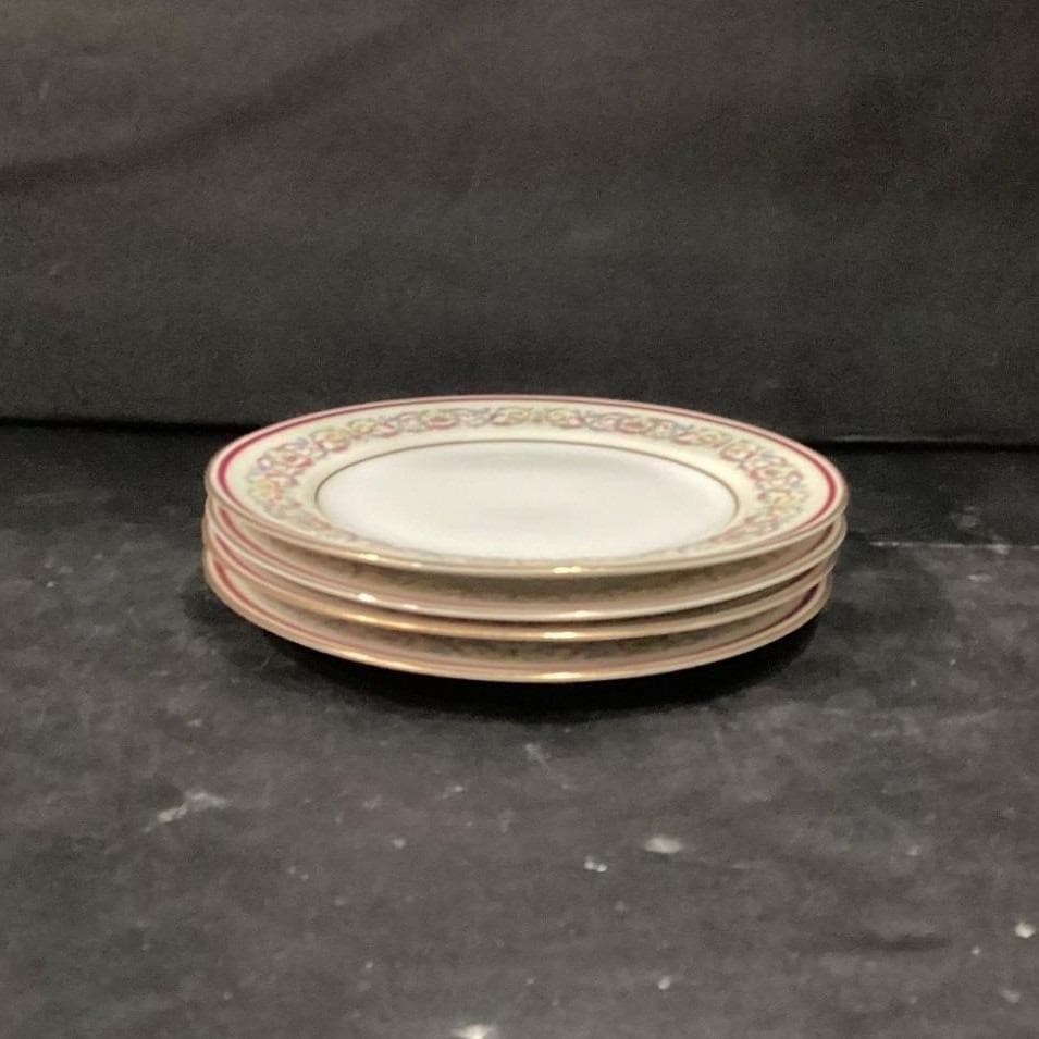 Charles Ahrenfeldt Limoges Salad Plates, Set of 4, France Dishes, Dinnerware - Thumbnail 10