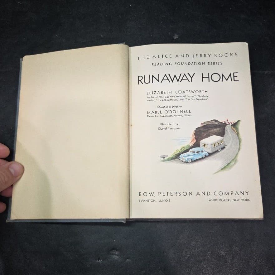 Runaway Home Alice and Jerry Books Elizabeth Coatsworth Gustaf Tenggren 1949 - Thumbnail 4