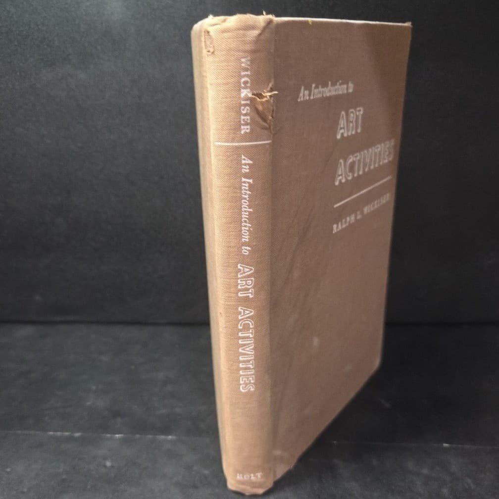 An Introduction to Art Activities Ralph L Wickiser 1947 Hardcover Art Textbook - Thumbnail 9