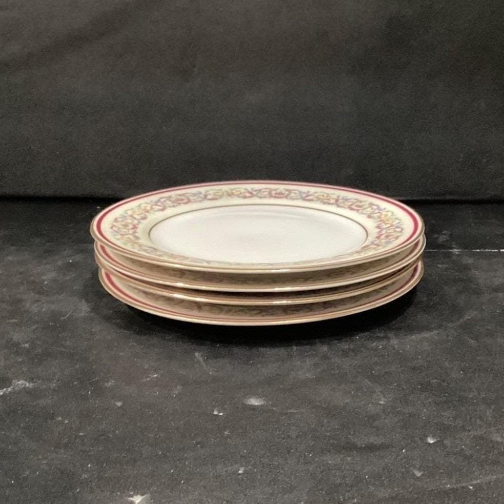 Charles Ahrenfeldt Limoges Salad Plates, Set of 4, France Dishes, Dinnerware - Thumbnail 8