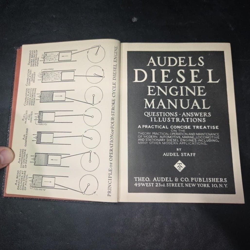 Audels Diesel Engine Manual 1948 Questions Answers Illustrations Theo Audel Co - Thumbnail 4