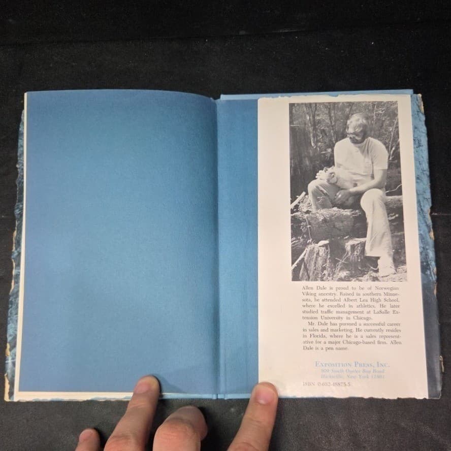 The Soft of Pisces Allen Dale Signed First Edition 1977 Poetry Hardcover Book - Thumbnail 7